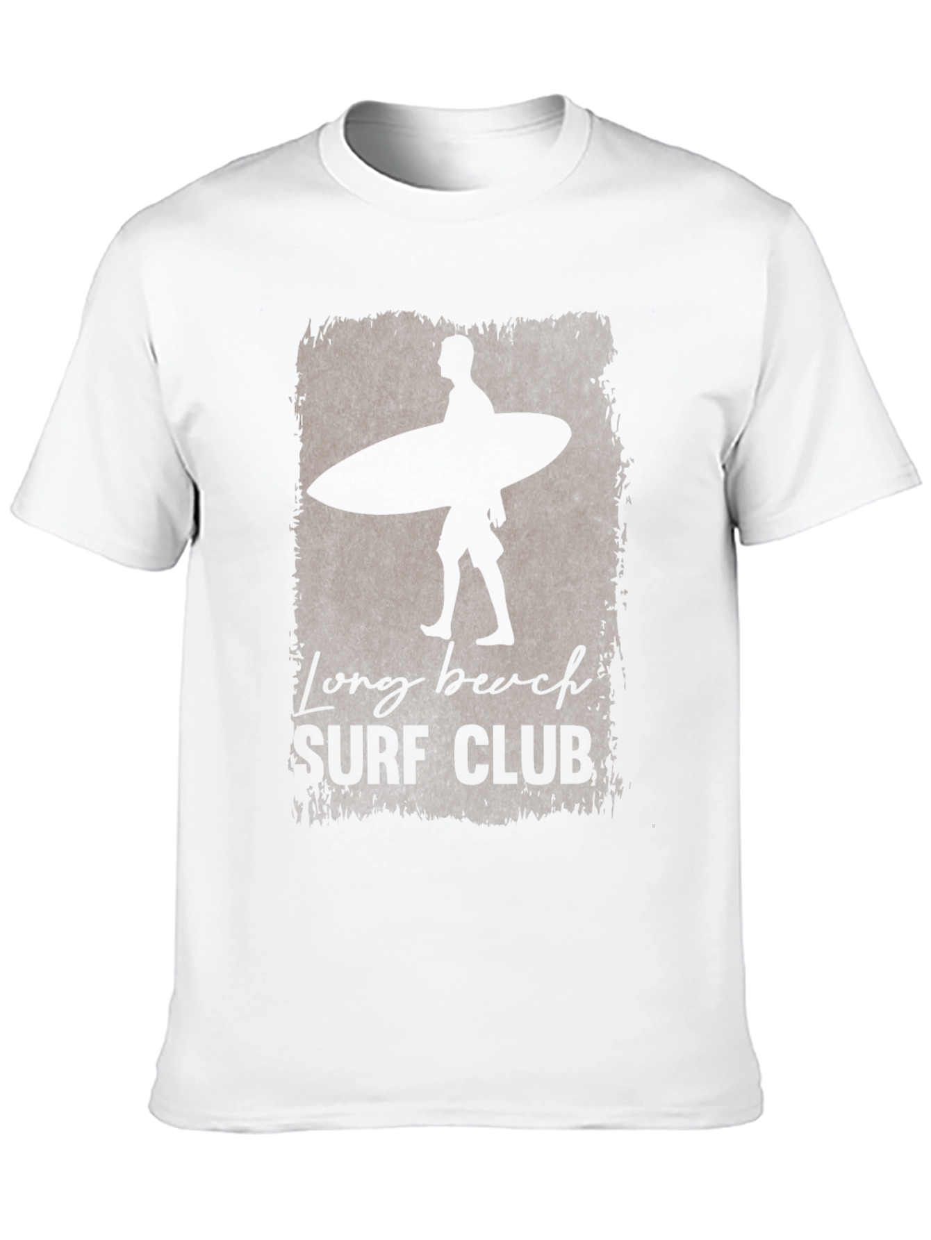 Long Beach Surf Club Black Graphic T-Shirt