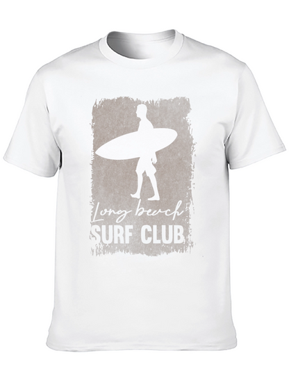 Long Beach Surf Club Black Graphic T-Shirt