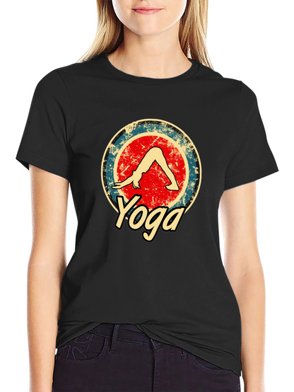 Yoga Pose Graphic T-Shirt