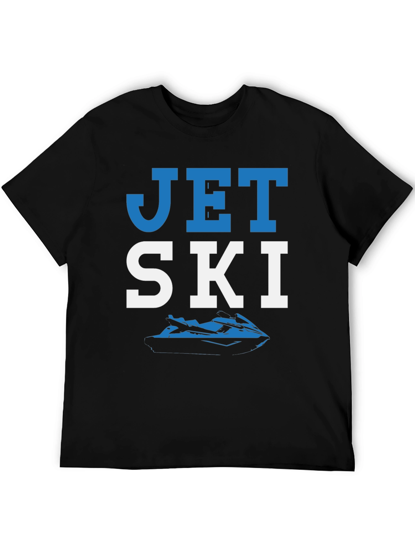 Jet Ski Graphic T-Shirt - Black