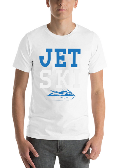 Jet Ski Graphic T-Shirt - Black