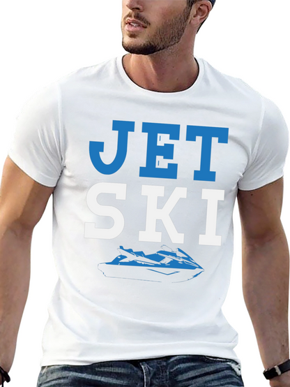 Jet Ski Graphic T-Shirt - Black