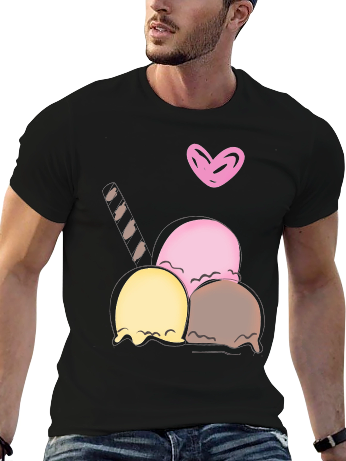 Ice Cream Dessert Graphic Tee