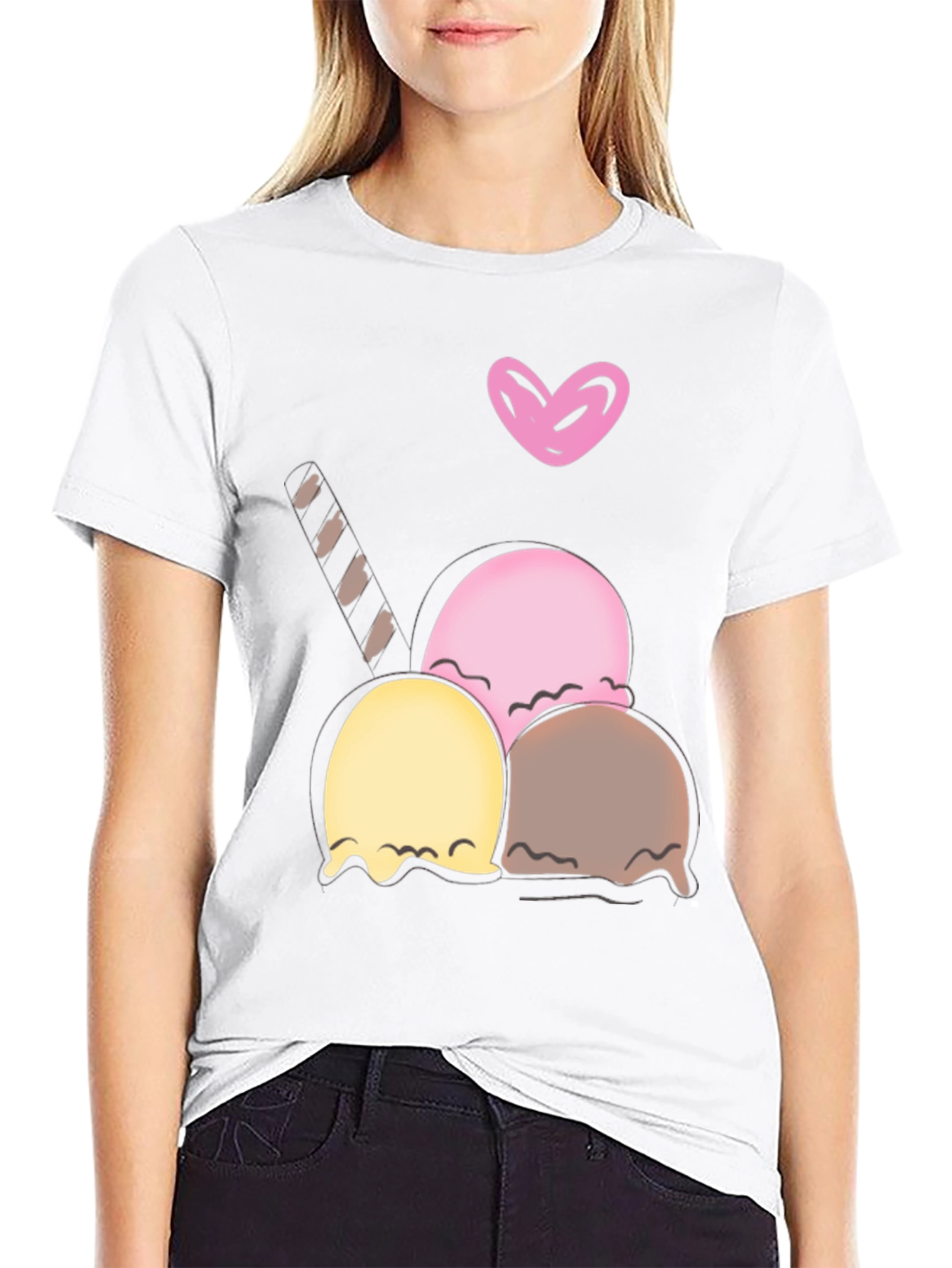 Ice Cream Dessert Graphic Tee