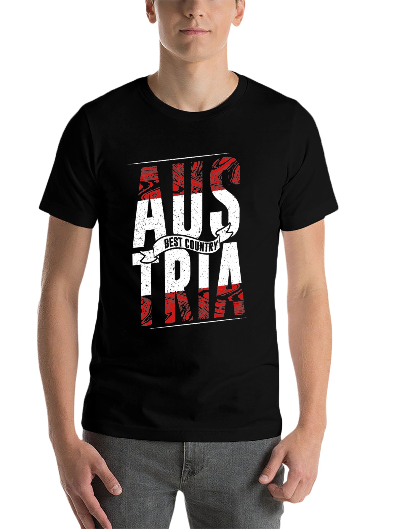 Austria Flag Pride Graphic T-Shirt