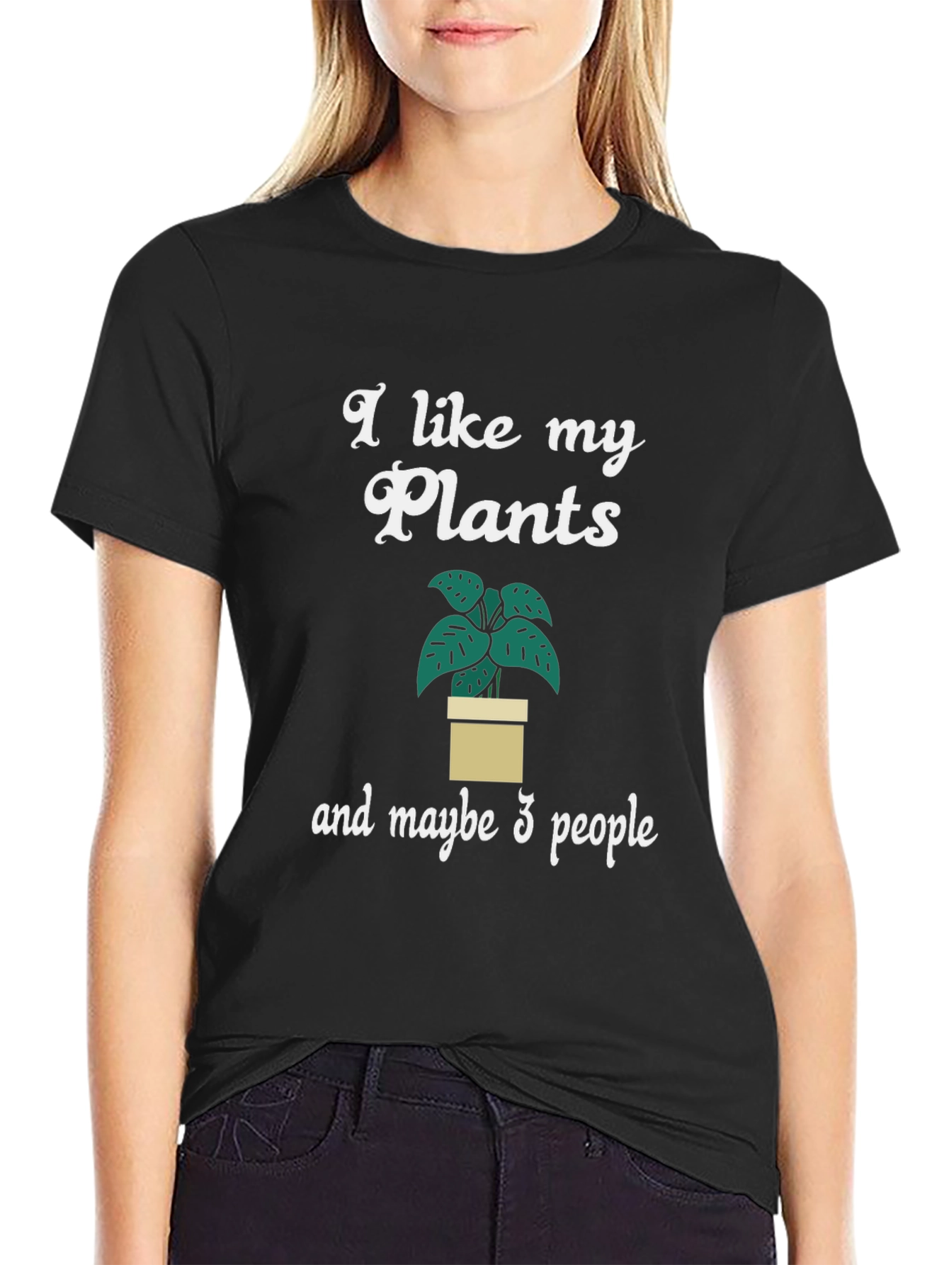I Like My Plants and Maybe 3 People T-Shirt