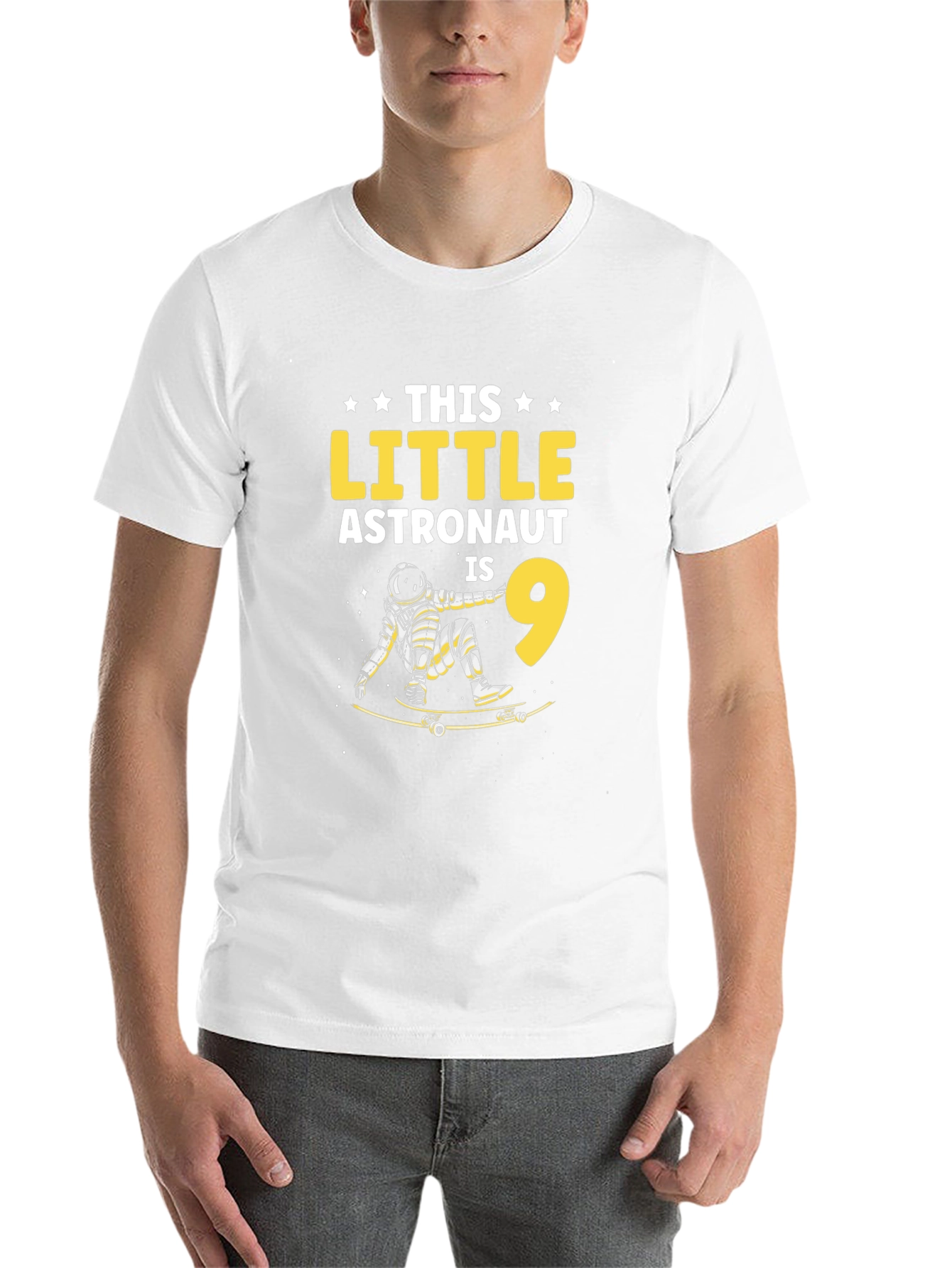 Astronaut Skateboard Birthday T-Shirt