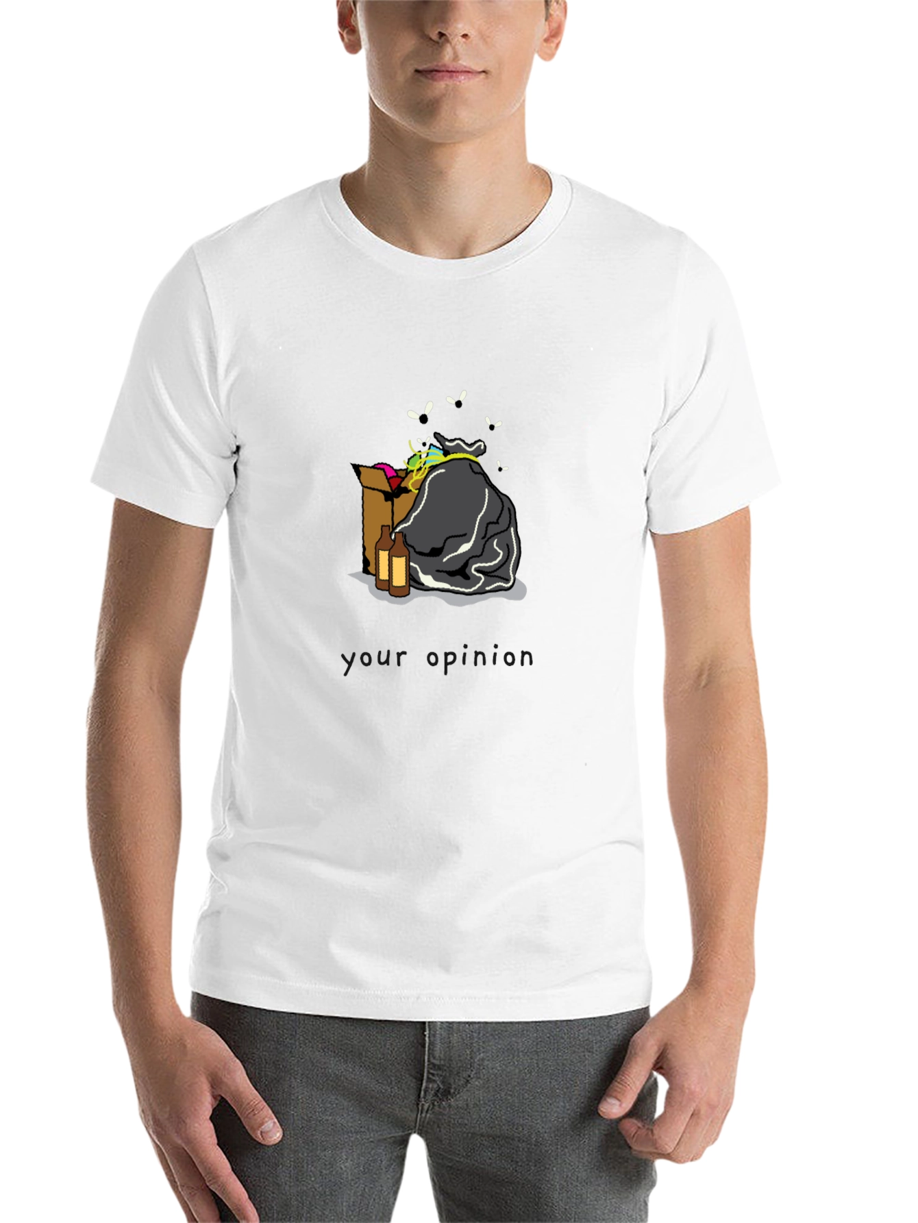 Trash Pile T-Shirt - Black Graphic Tee
