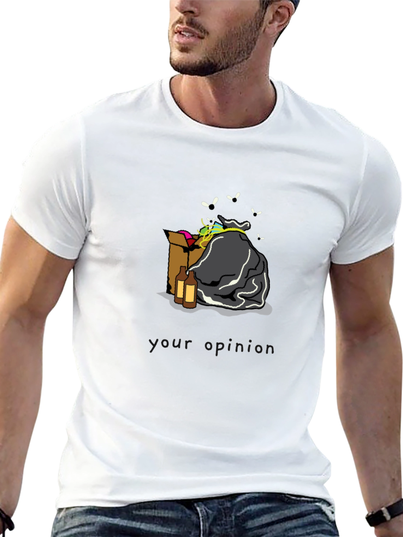 Trash Pile T-Shirt - Black Graphic Tee