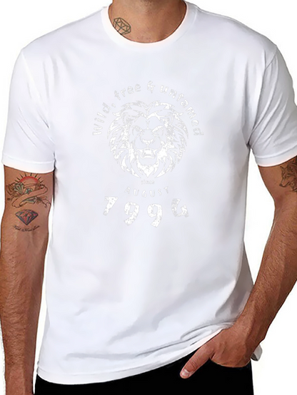 Wild Free Untamed Lion Since August 1994 T-Shirt