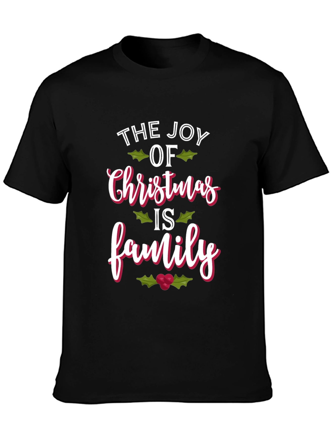 Joy of Christmas Family Holiday T-Shirt
