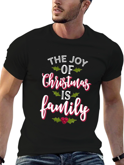 Joy of Christmas Family Holiday T-Shirt