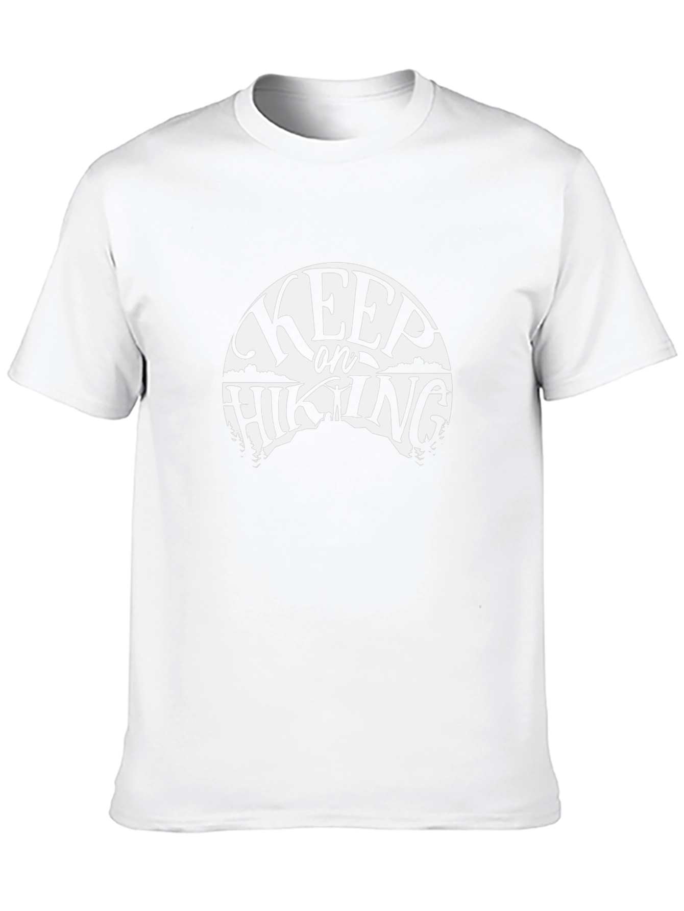 Keep On Hiking Black Graphic Tee