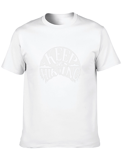 Keep On Hiking Black Graphic Tee