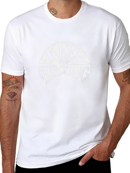 Keep On Hiking Black Graphic Tee