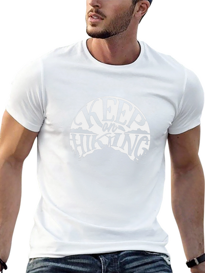 Keep On Hiking Black Graphic Tee