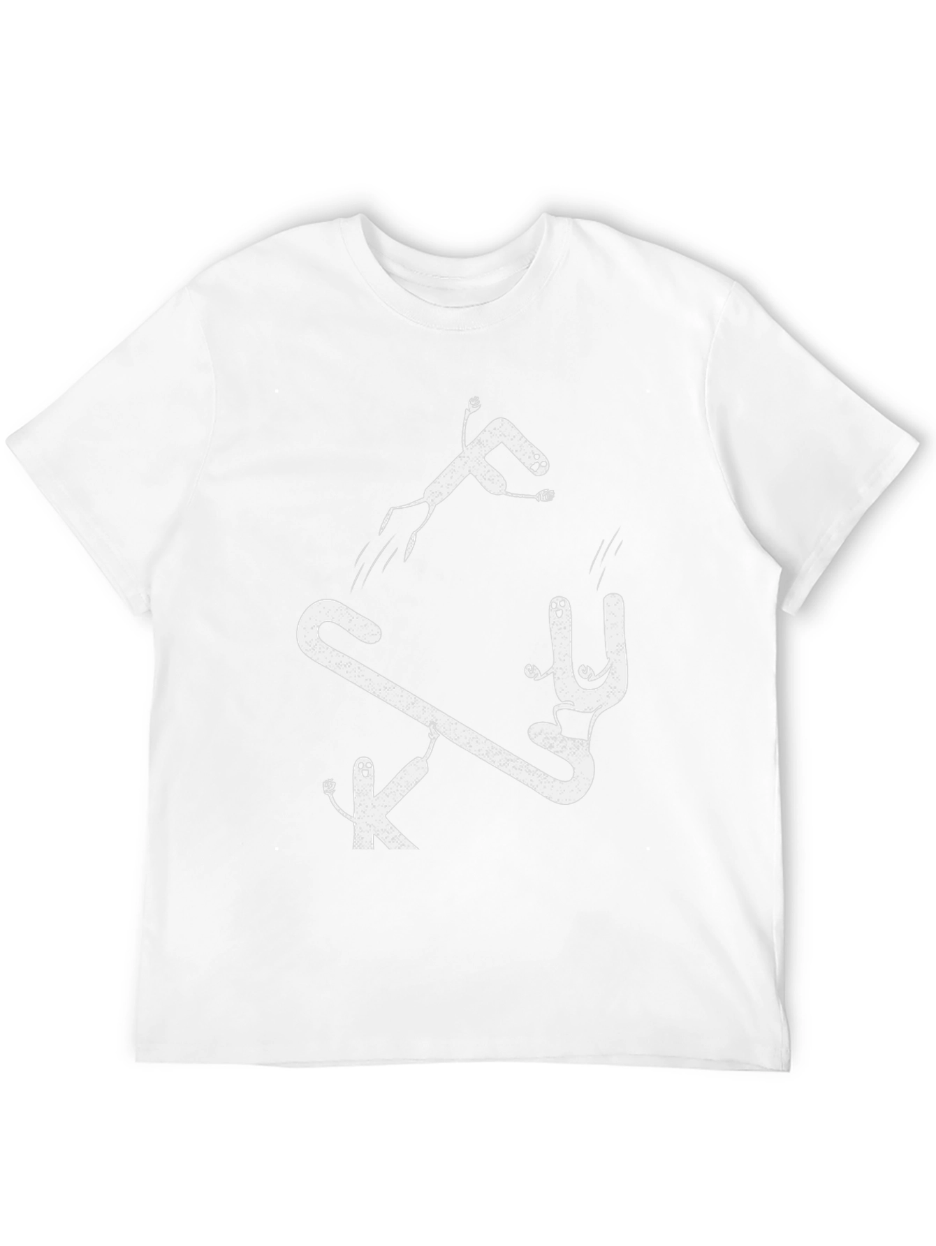 Funny Graphic Tee: FK U Cartoon T-Shirt