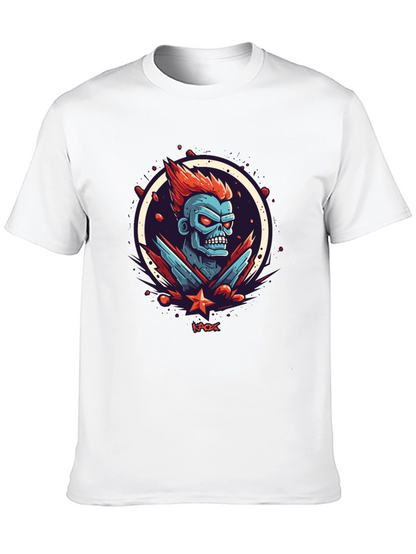Kaos Graphic Tee - Bold Zombie Design