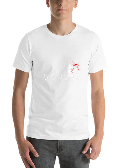 Boxing Heartbeat T-Shirt - Fight Life Tee