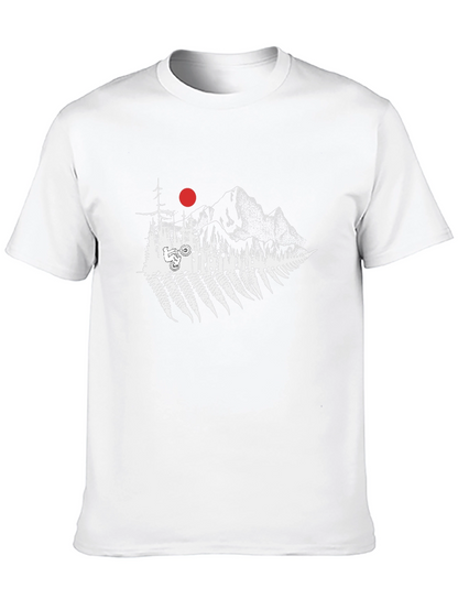 Forest Ride Black T-Shirt - Mountain Bike Design