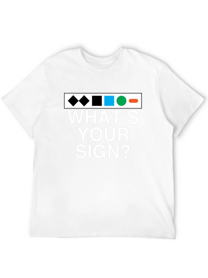 Whats Your Sign T-Shirt - Ski Trail Difficulty