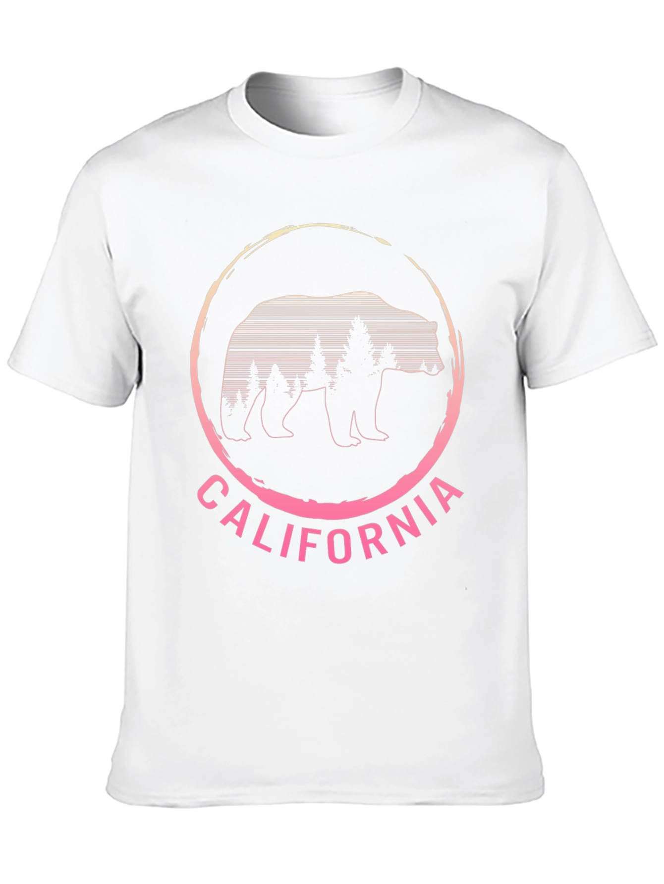 California Bear Graphic T-Shirt - Black