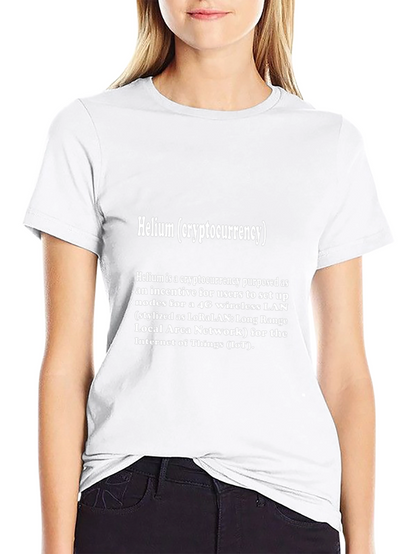 Helium Cryptocurrency Black T-Shirt