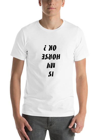 Is My Horse OK? Black Graphic Tee