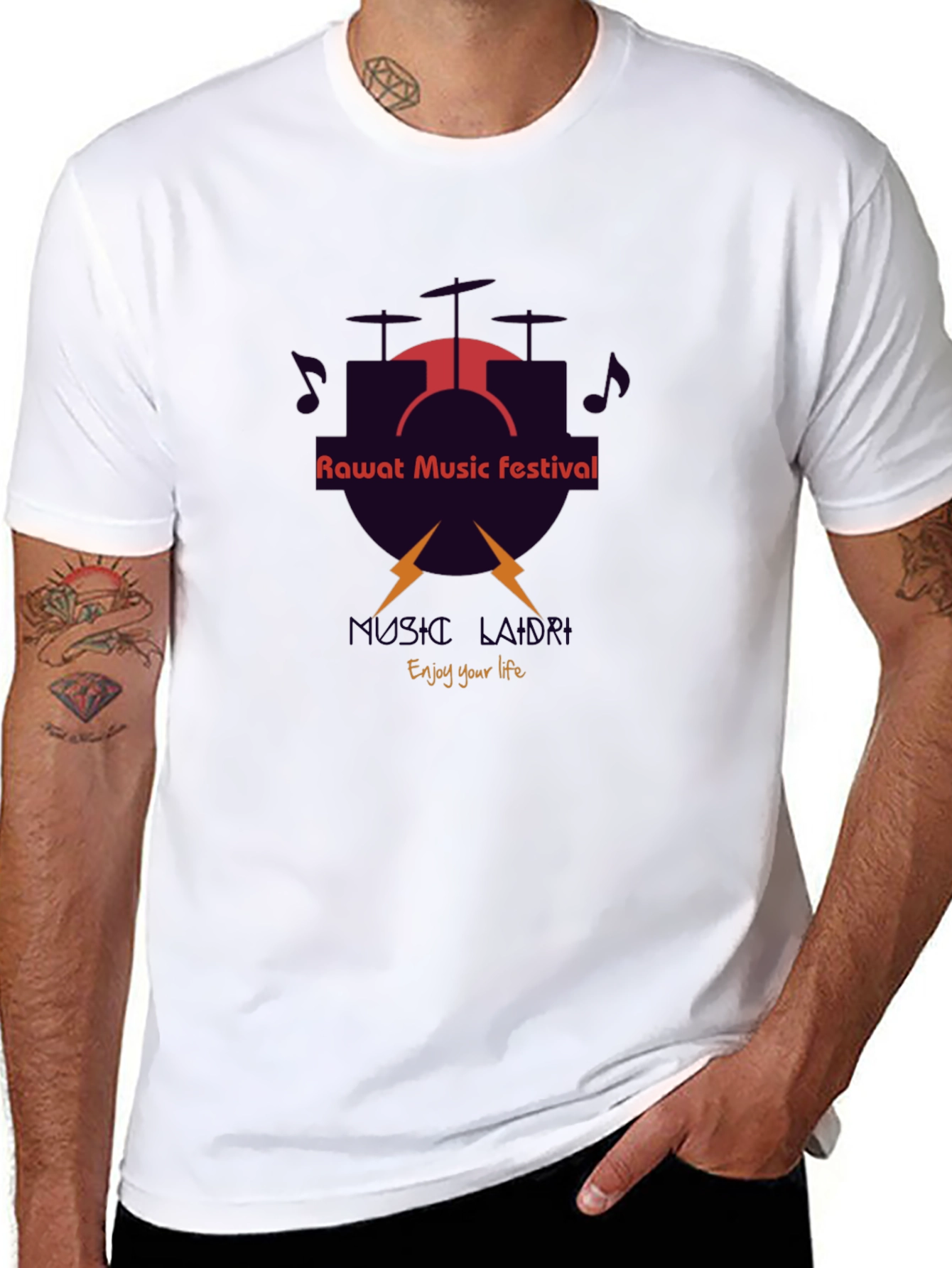 Rawat Music Festival Black T-Shirt