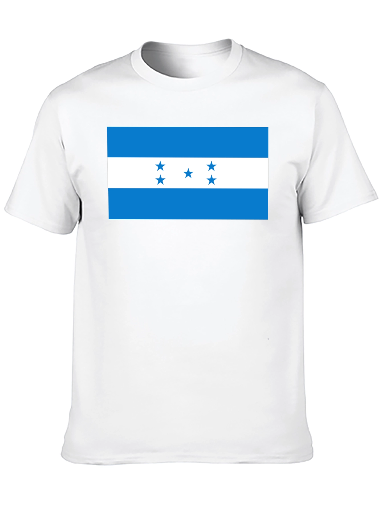 Honduras Flag Graphic Tee - Black T-Shirt
