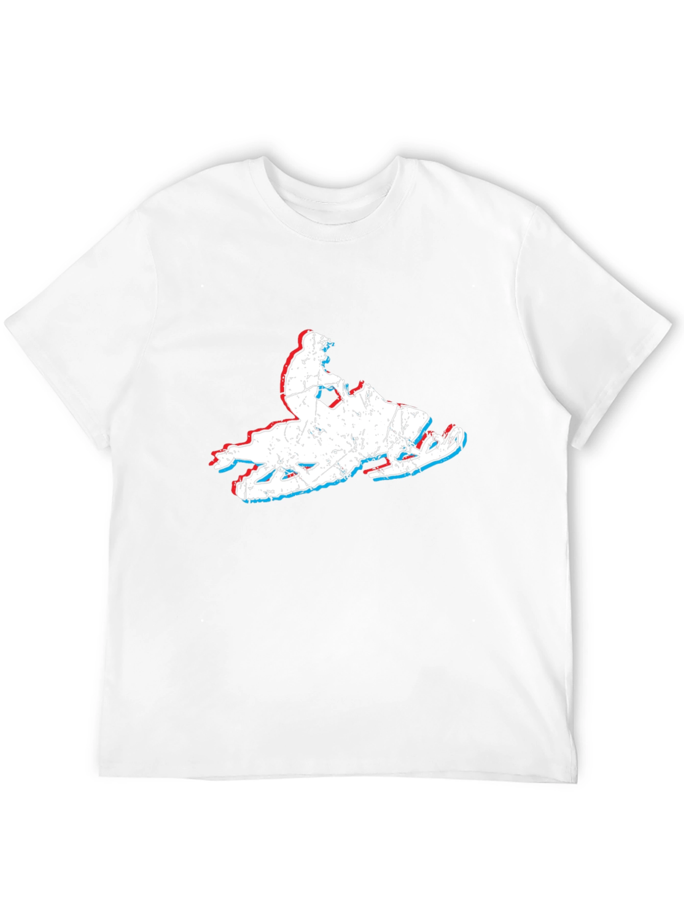 Retro Snowmobile T-Shirt - Distressed Graphic
