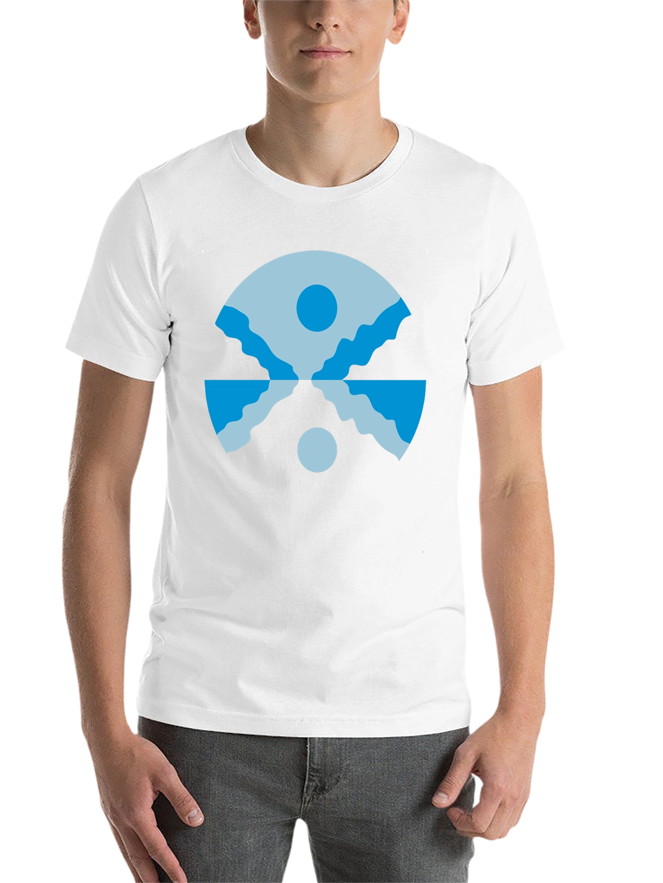 Geometric Landscape T-Shirt
