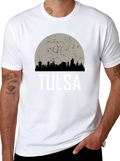 Tulsa City Skyline Graphic Tee