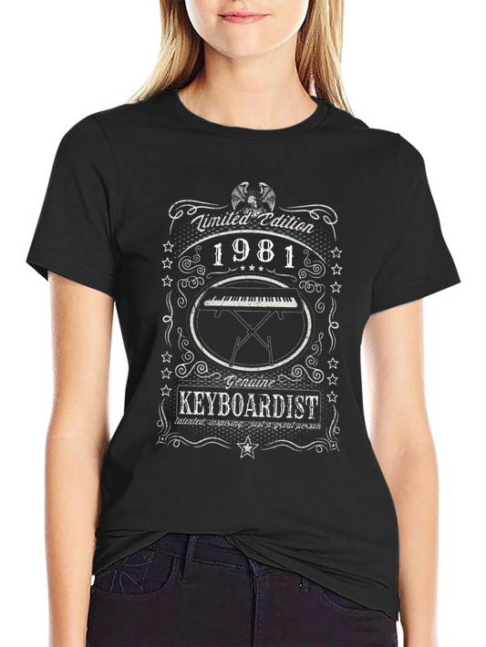 Limited Edition 1981 Keyboardist T-Shirt