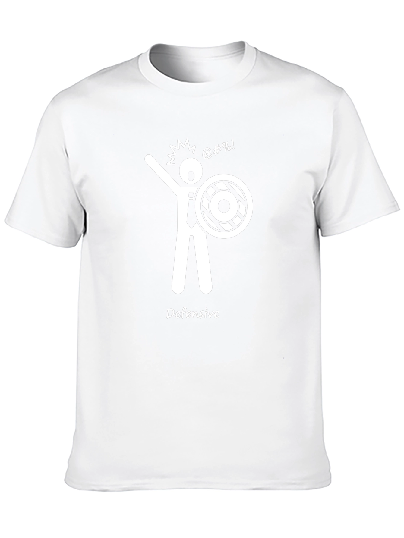 Defensive Stick Figure T-Shirt