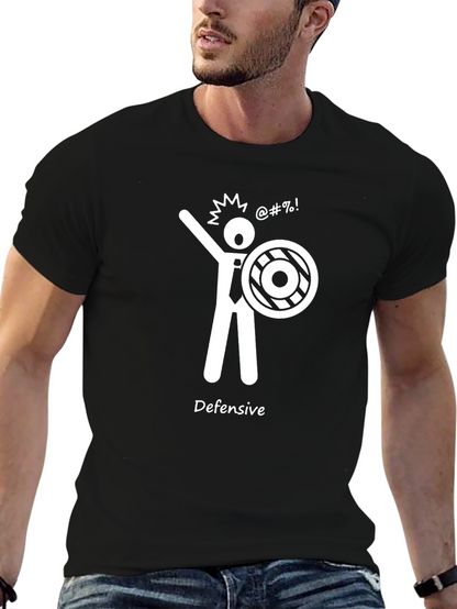 Defensive Stick Figure T-Shirt
