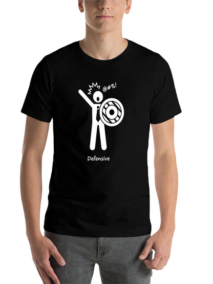 Defensive Stick Figure T-Shirt