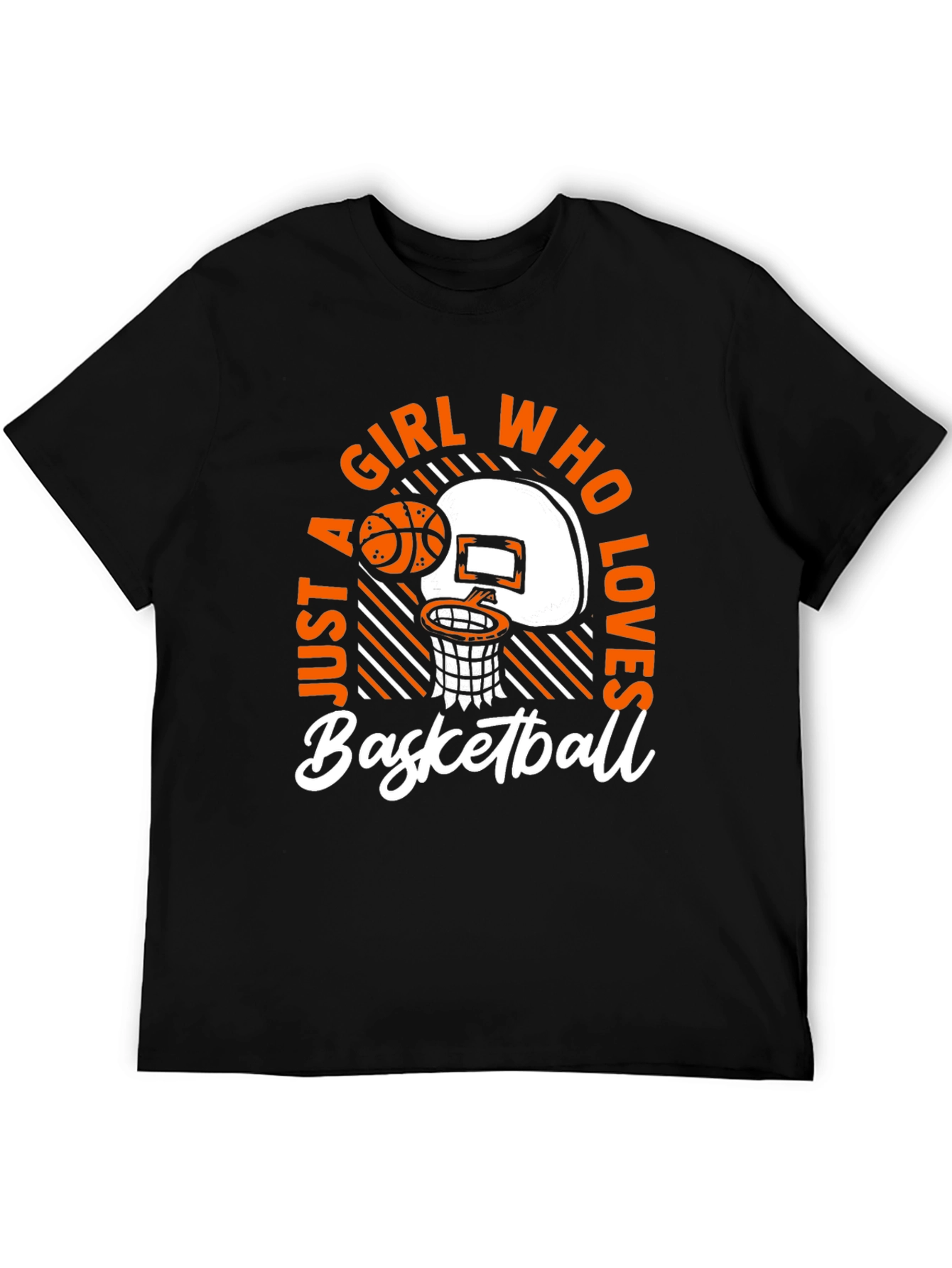 Girl Who Loves Basketball T-Shirt