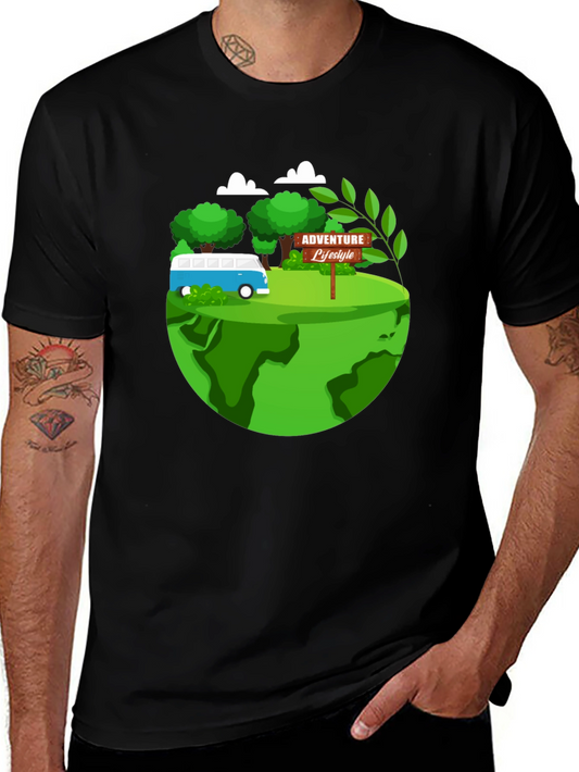 Adventure Lifestyle Graphic Tee - Travel Themed