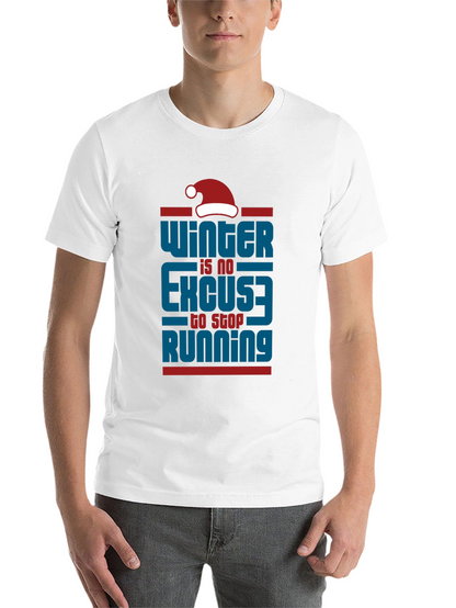 Winter Running Motivational T-Shirt