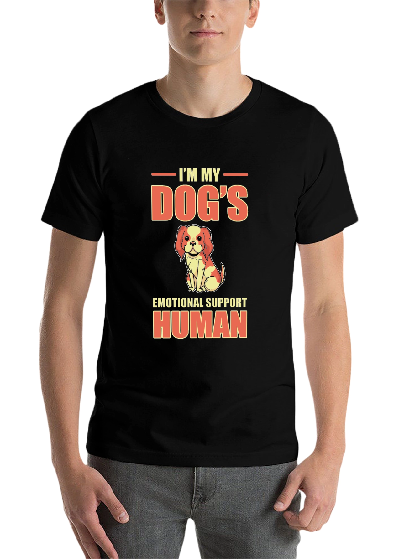 Dogs Emotional Support Human T-Shirt