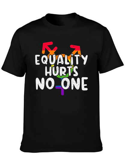 Equality Hurts No One LGBT Pride Graphic T-Shirt