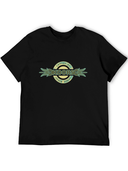 Mens Black Graphic T-Shirt - Skoorse Urban Street