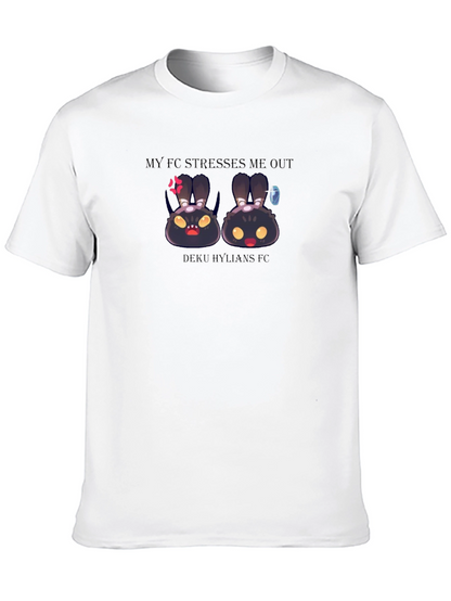 My FC Stresses Me Out Black Tee