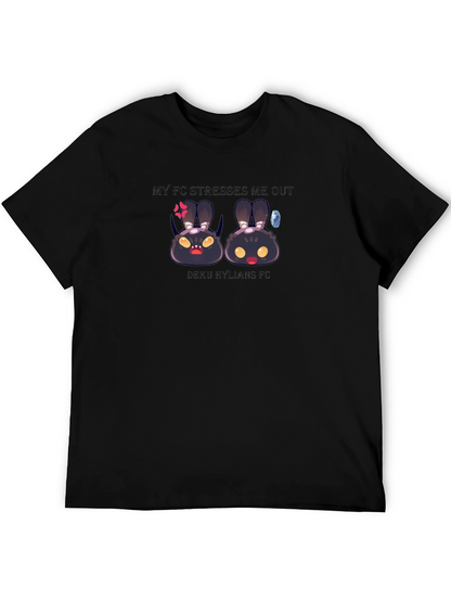 My FC Stresses Me Out Black Tee