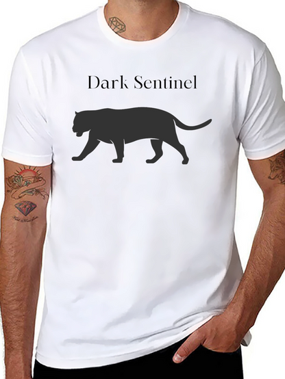 Dark Sentinel Panther Graphic T-Shirt
