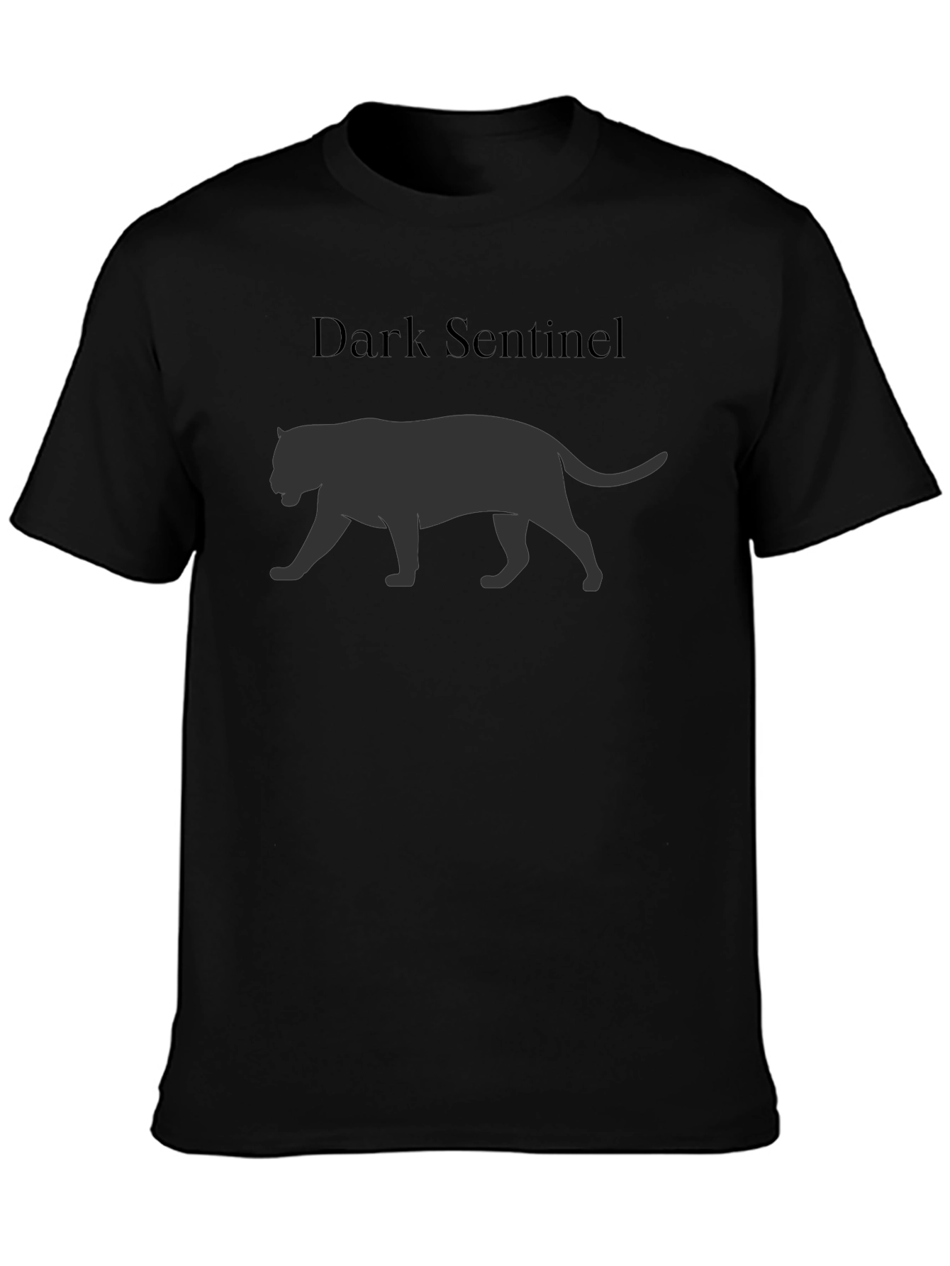 Dark Sentinel Panther Graphic T-Shirt