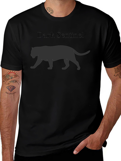 Dark Sentinel Panther Graphic T-Shirt