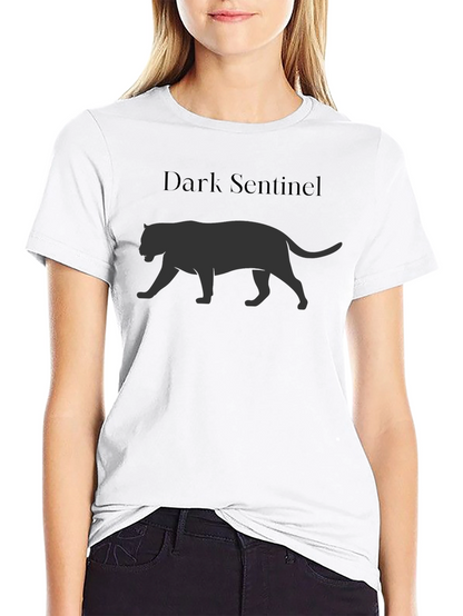 Dark Sentinel Panther Graphic T-Shirt