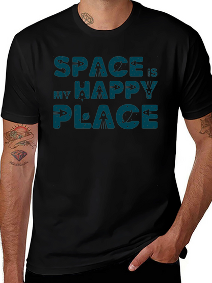 Space Is My Happy Place Graphic T-Shirt
